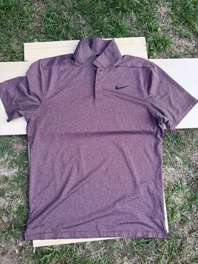 Nike Men’s Maroon Dri-FIT Polo Shirt